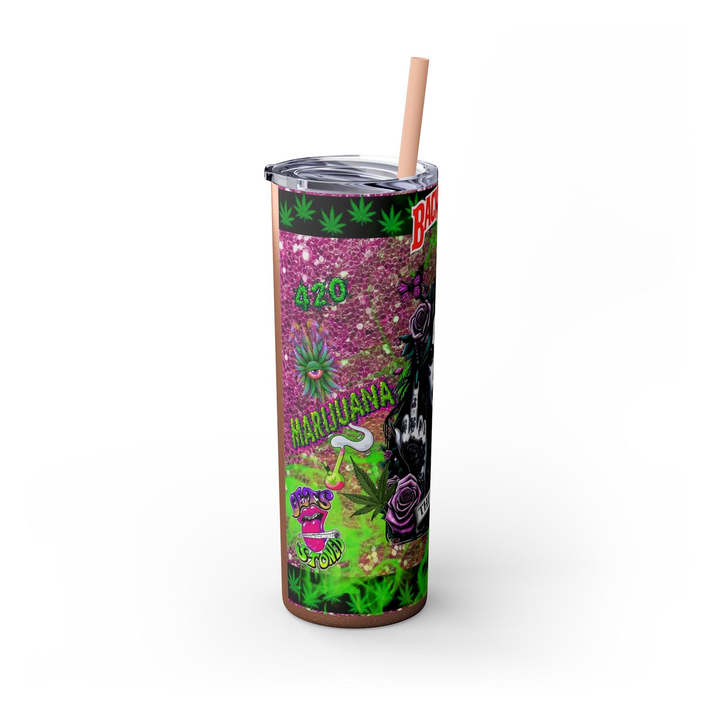 Backwoods "The Bitch" Tumbler with Straw, 20oz