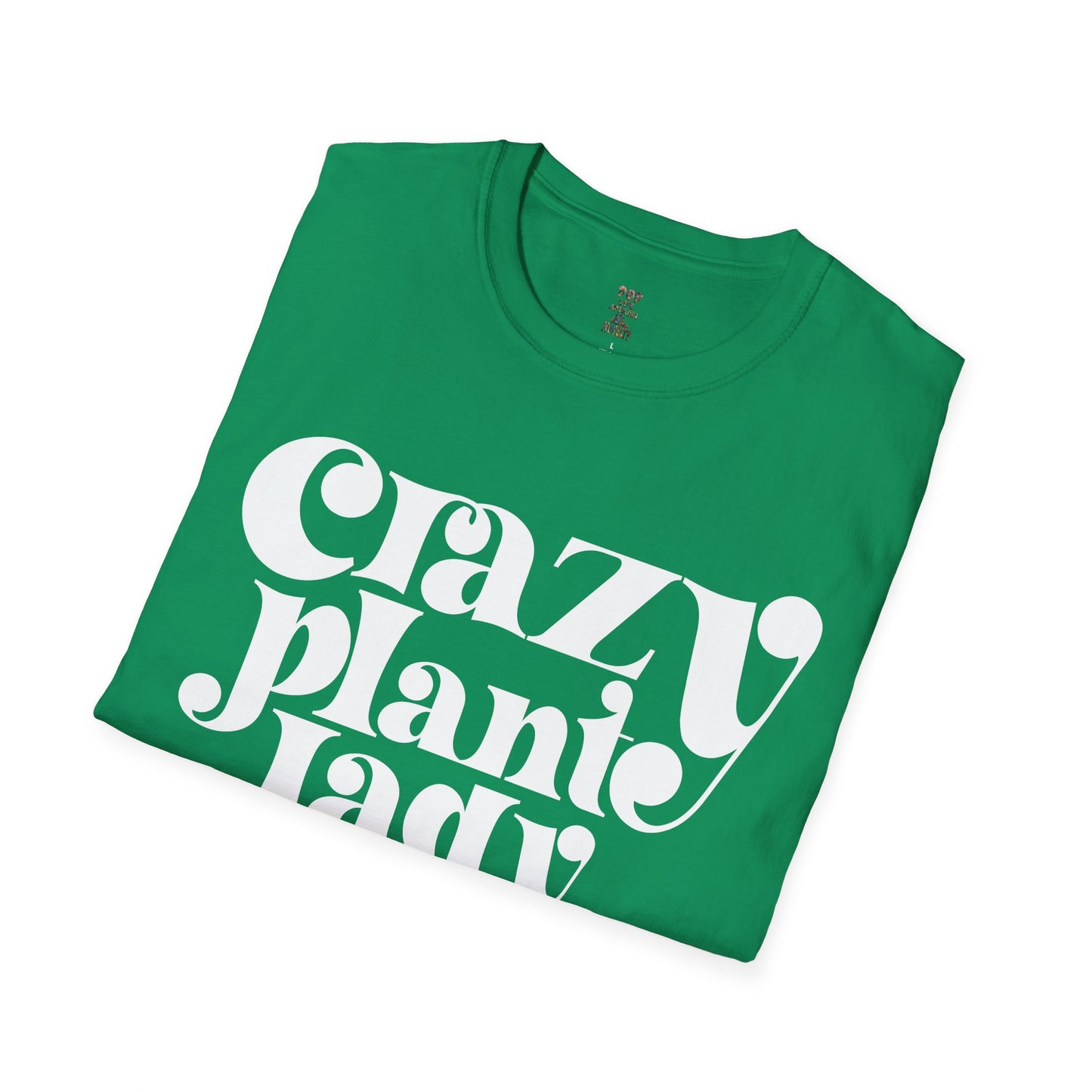 Crazy Plant Lady White Unisex Softstyle T-Shirt
