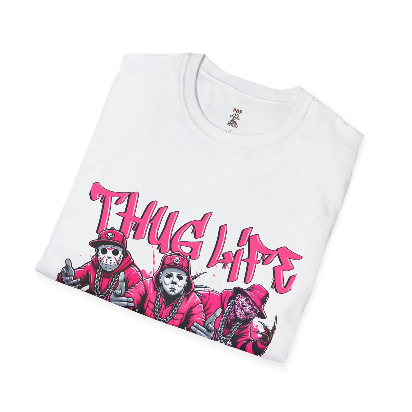 Pink Thug Life Unisex Softstyle T-Shirt