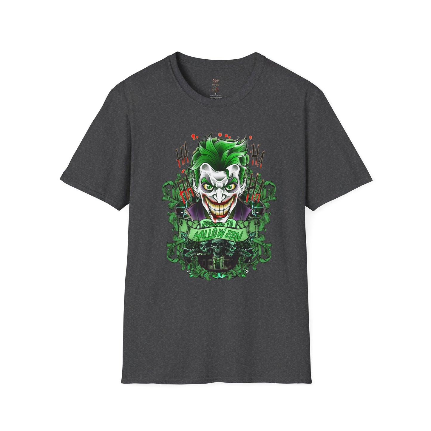 Joker Welcome to Halloween Unisex Softstyle T-Shirt