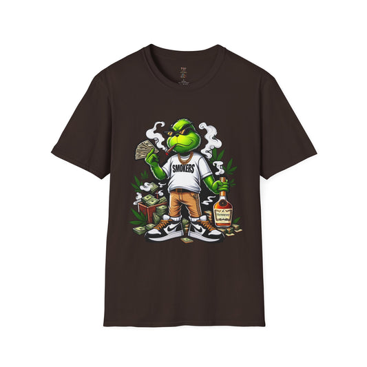 Smokers Grinch Softstyle T-Shirt