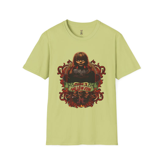 Annabelle Welcome to Halloween Unisex Softstyle T-Shirt