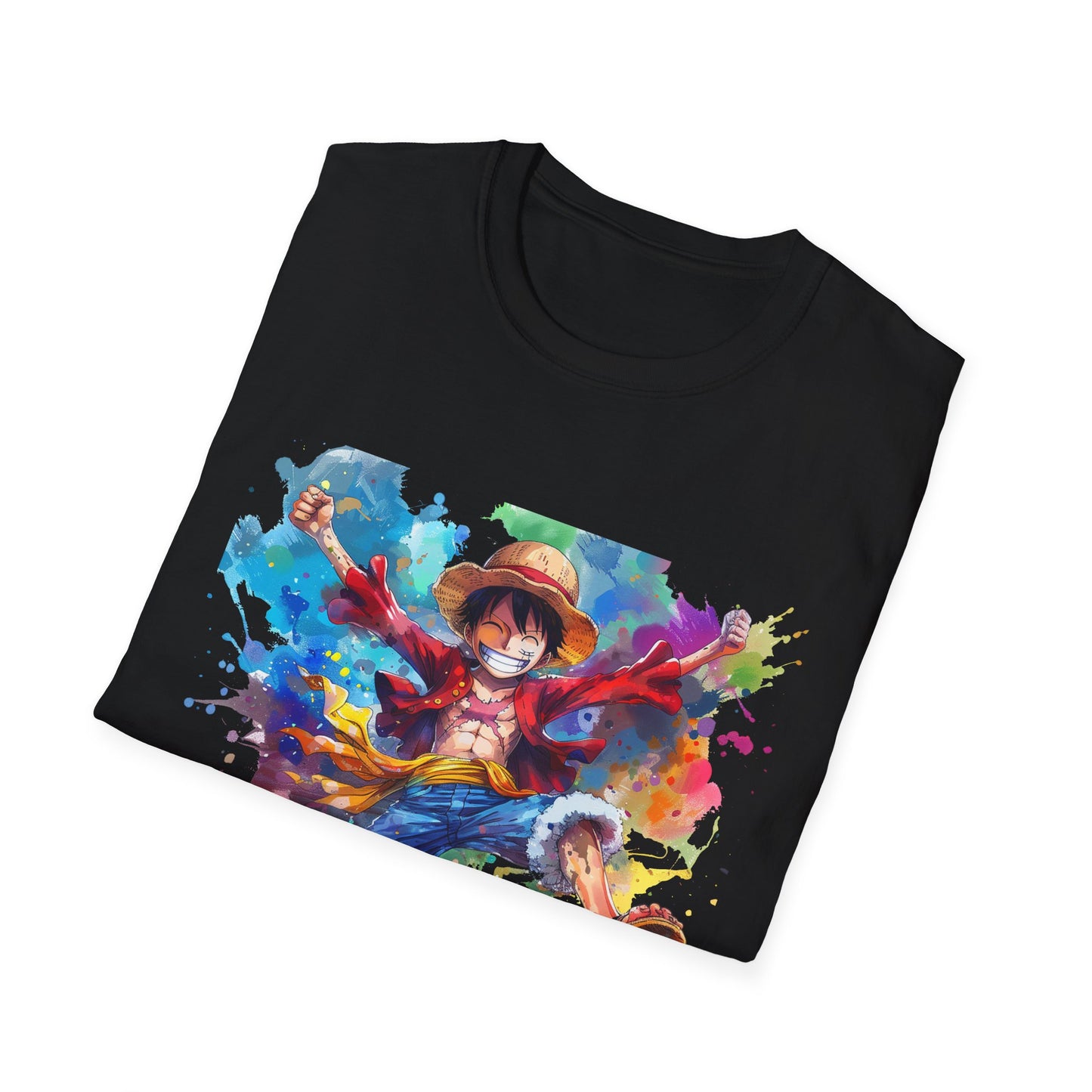 Luffy Watercolor Softstyle T-Shirt