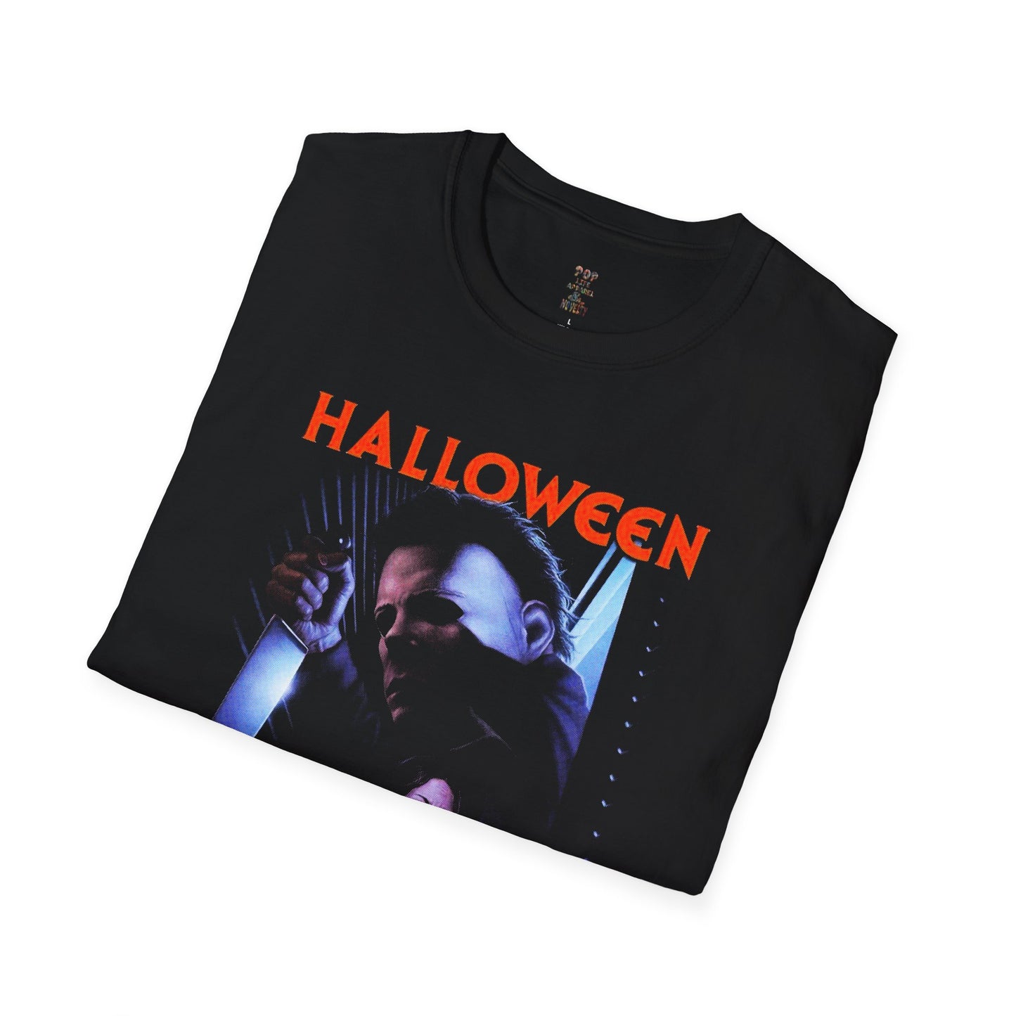 Retro Halloween Movie Promo Unisex Softstyle T-Shirt