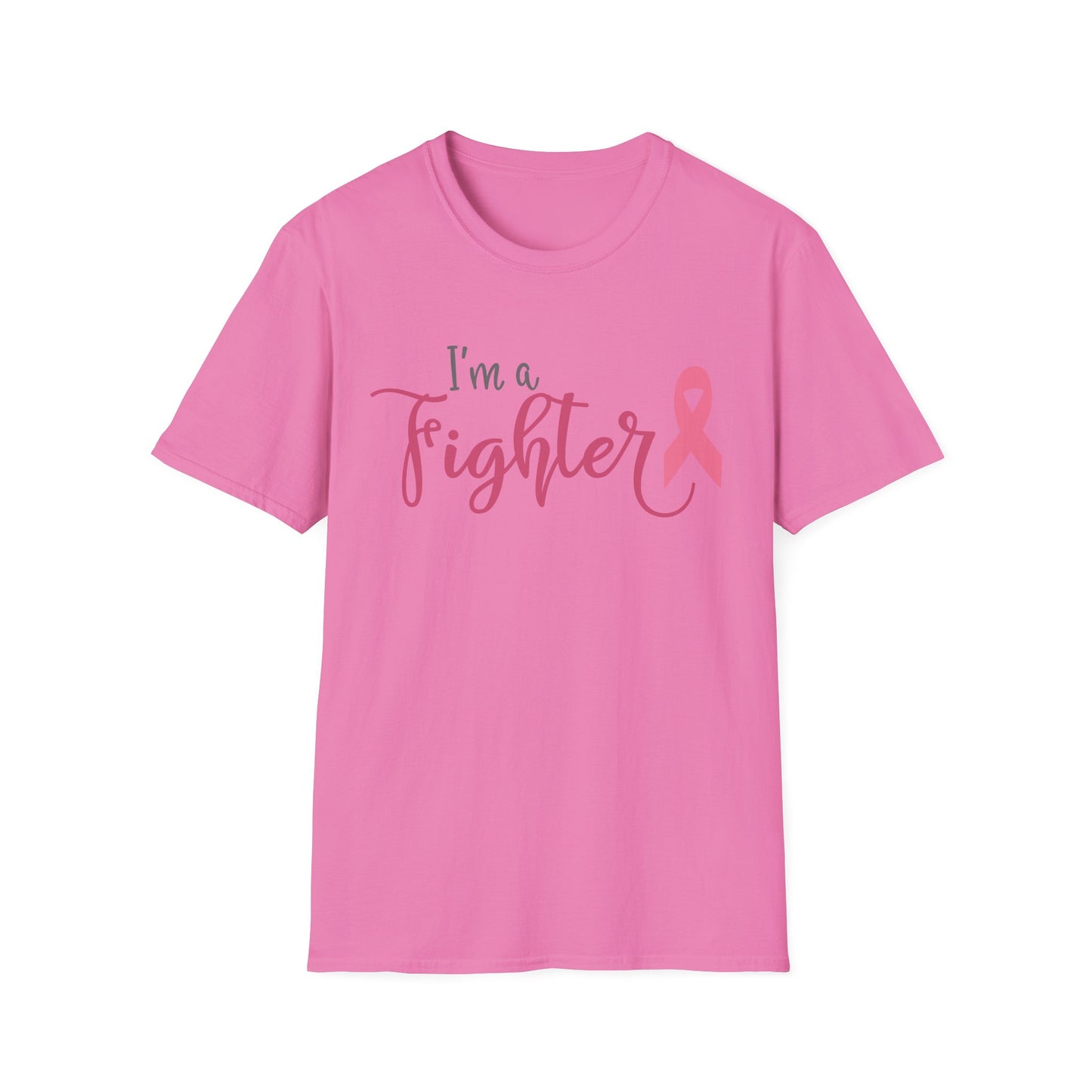 I Am a Fighter Ribbon Softstyle T-Shirt