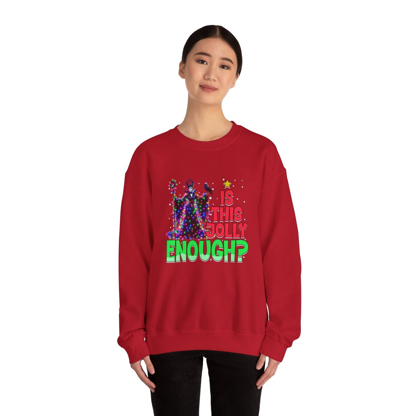 Is this Jolly Enough Unisex Heavy Blend™ Crewneck Sweatshirt