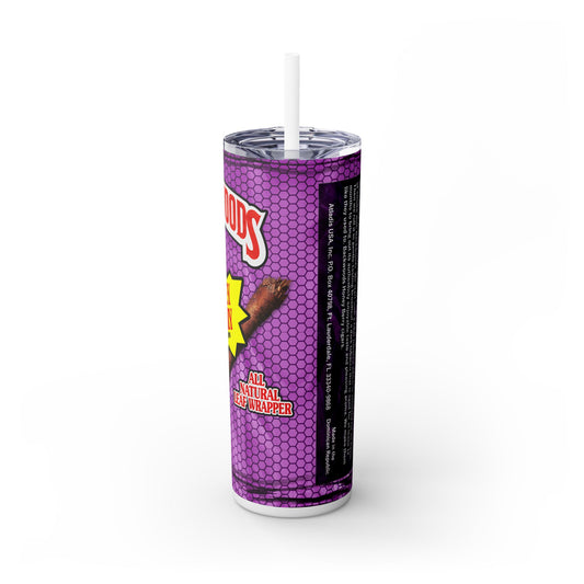 Purple Backwoods Tumbler with Straw, 20oz