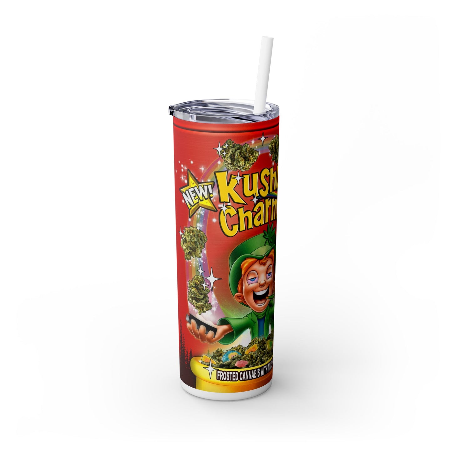 Kushy Charms Tumbler with Straw, 20oz