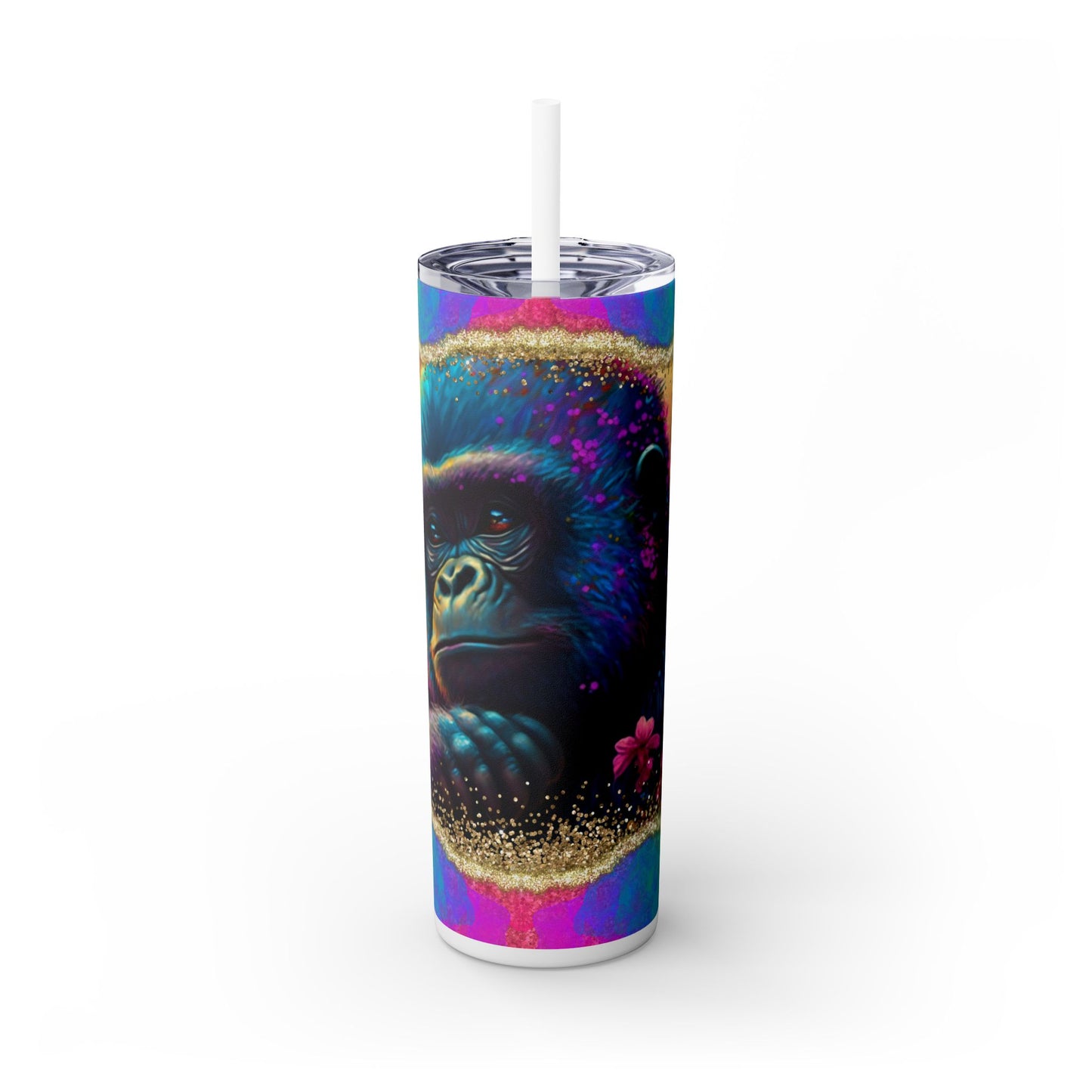 Ape Love Tumbler with Straw, 20oz