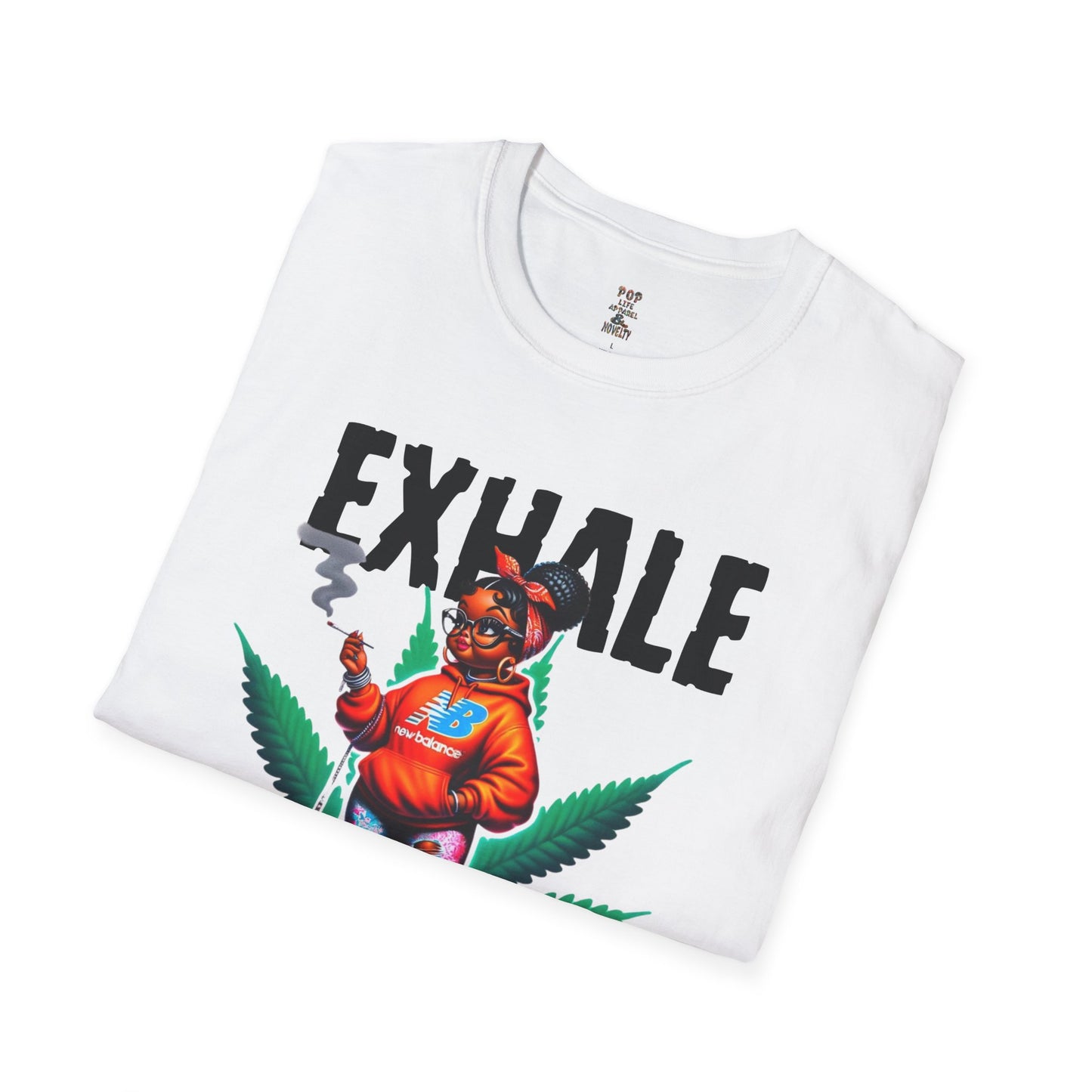 Exhale the Bullshit Unisex Softstyle T-Shirt