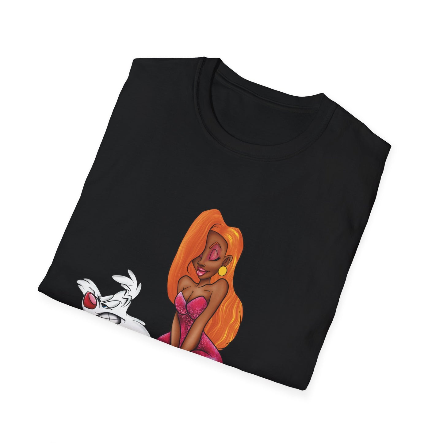 Kiss Me Rabbit Unisex Softstyle T-Shirt