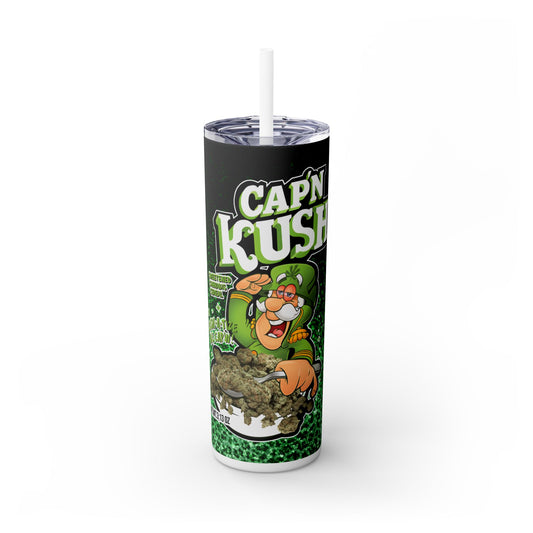 Captain Kush Tumbler with Straw, 20oz