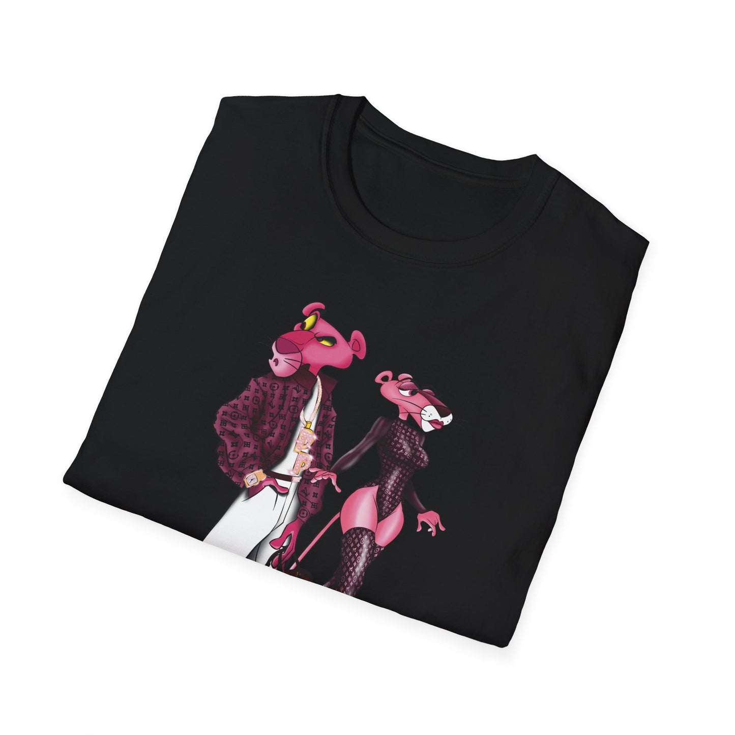 Pinky and His Chick Unisex Softstyle T-Shirt