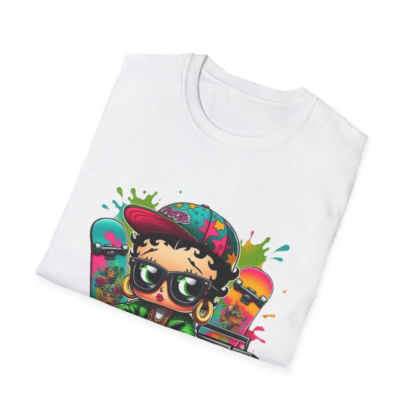 Skater Girl Betty Softstyle T-Shirt