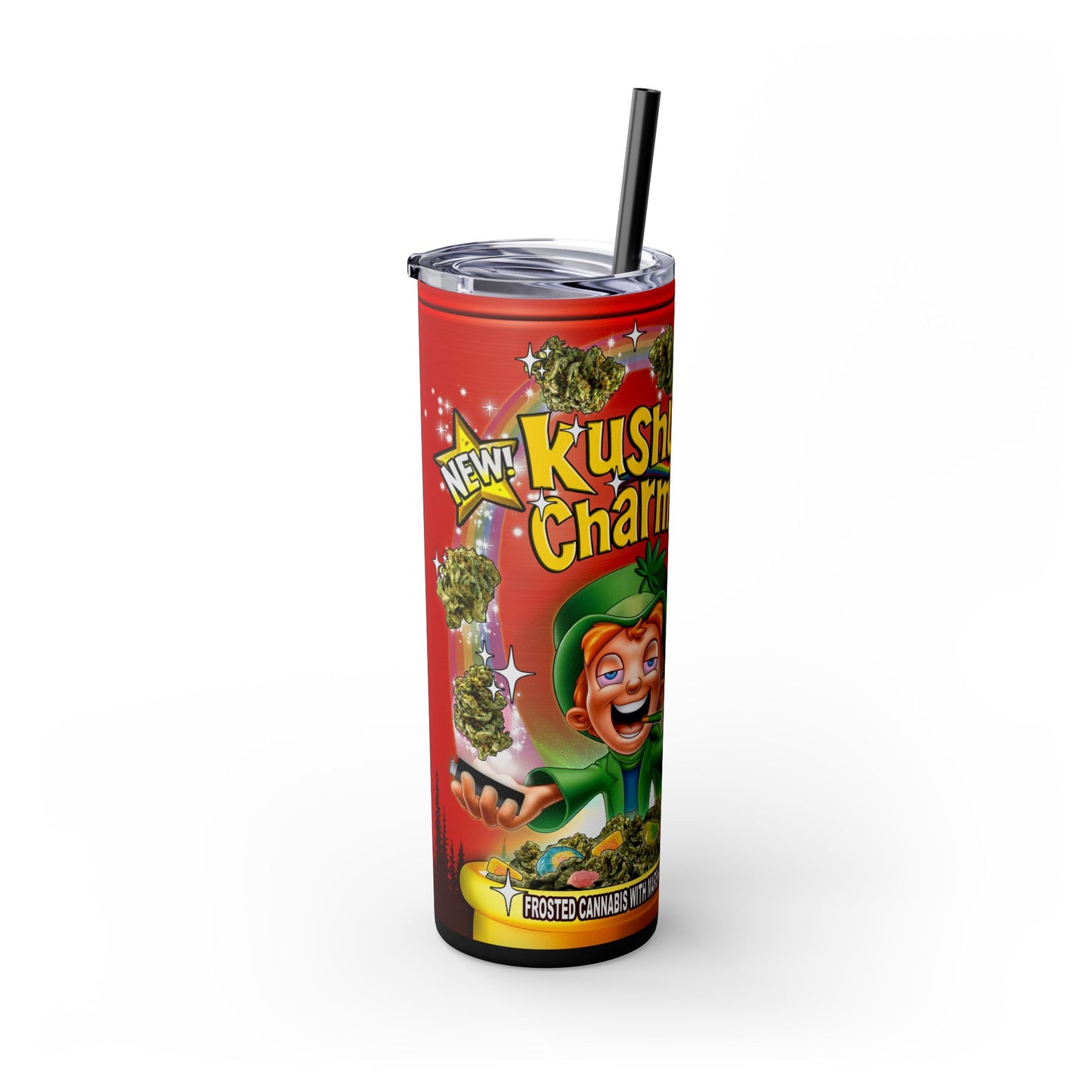 Kushy Charms Tumbler with Straw, 20oz