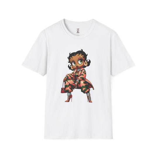 Camo Bougie Betty T-Shirt
