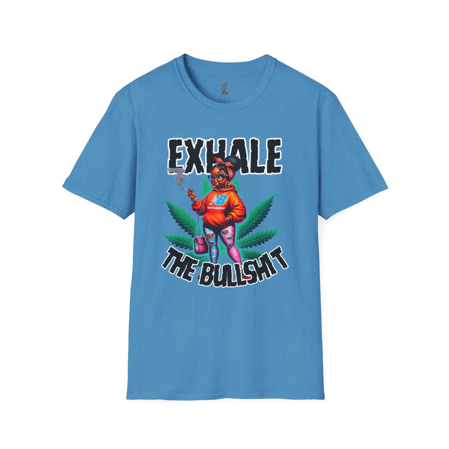 Exhale the Bullshit Unisex Softstyle T-Shirt