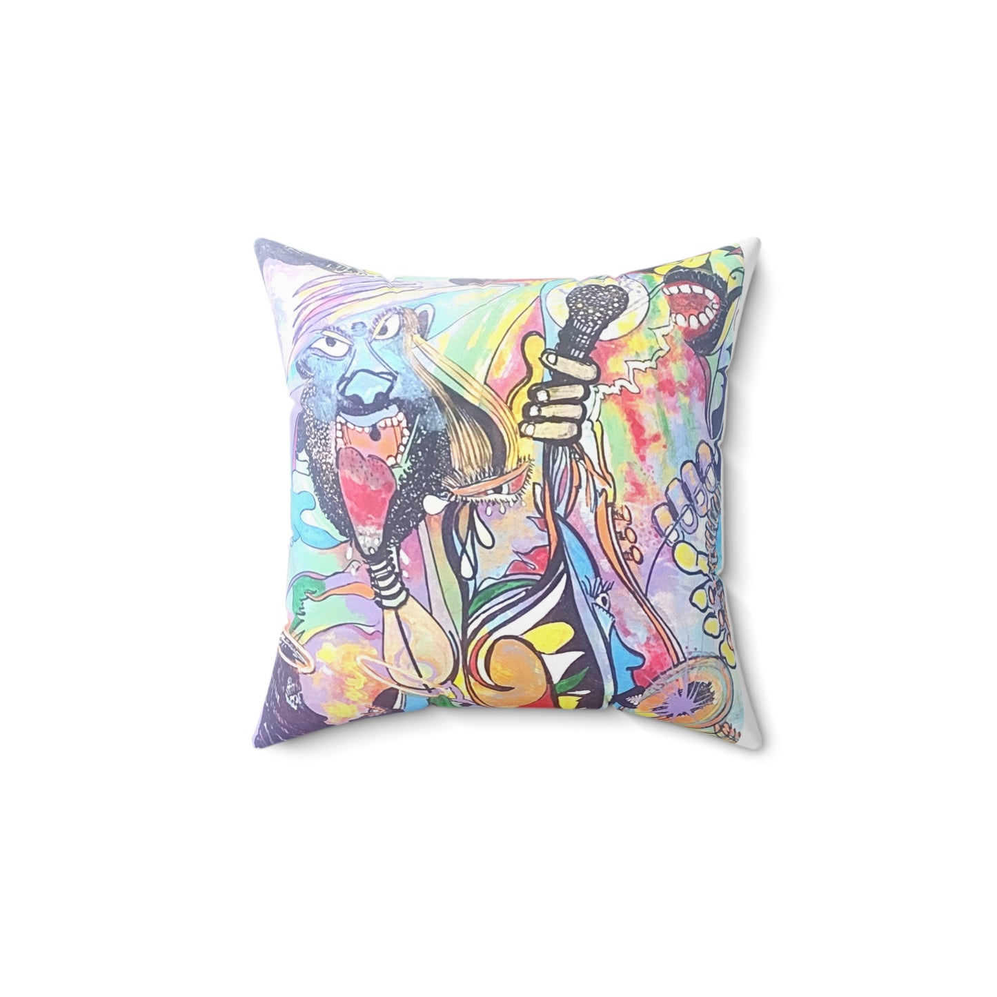 Mr. Magic Spun Polyester Square Pillow