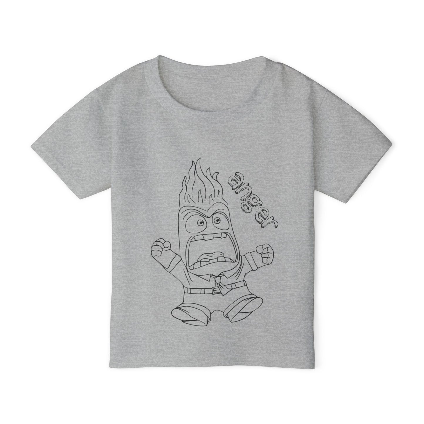 Anger Coloring Shirt Heavy Cotton™ Toddler T-shirt