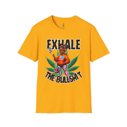 Exhale the Bullshit Unisex Softstyle T-Shirt