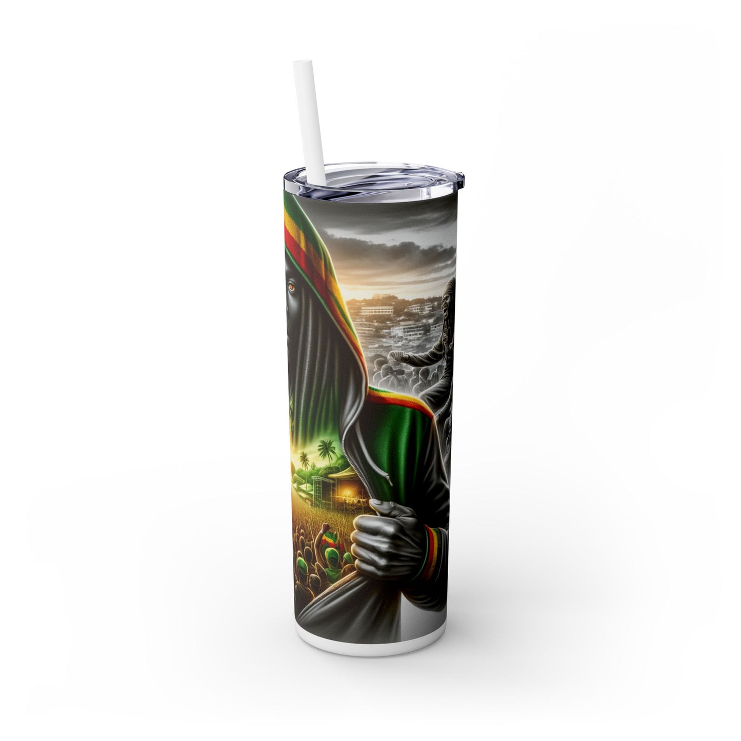 I Am My Ancestors Wildest Dream Tumbler with Straw, 20oz