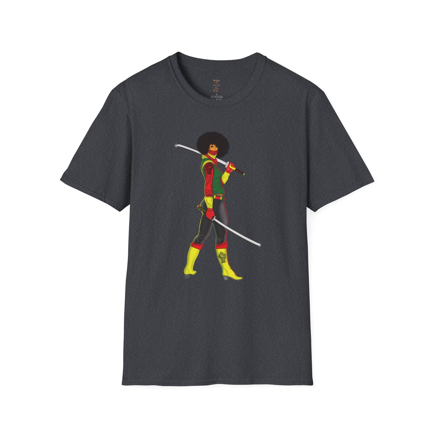 Afro Samurai Sista' Softstyle T-Shirt