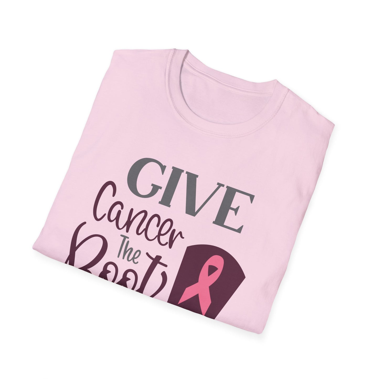 Give Cancer the Boot Softstyle T-Shirt