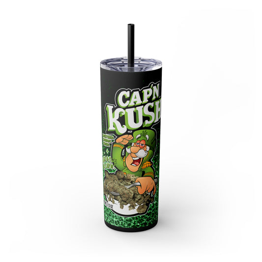 Captain Kush Tumbler with Straw, 20oz