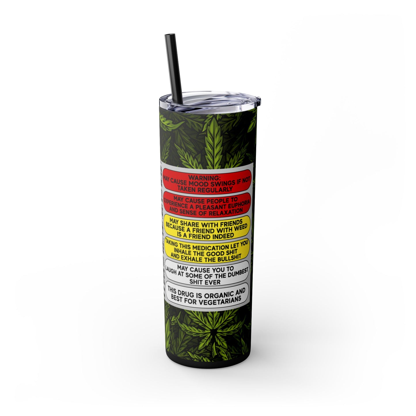 Rx Stoner's Pharmacy Tumbler with Straw, 20oz