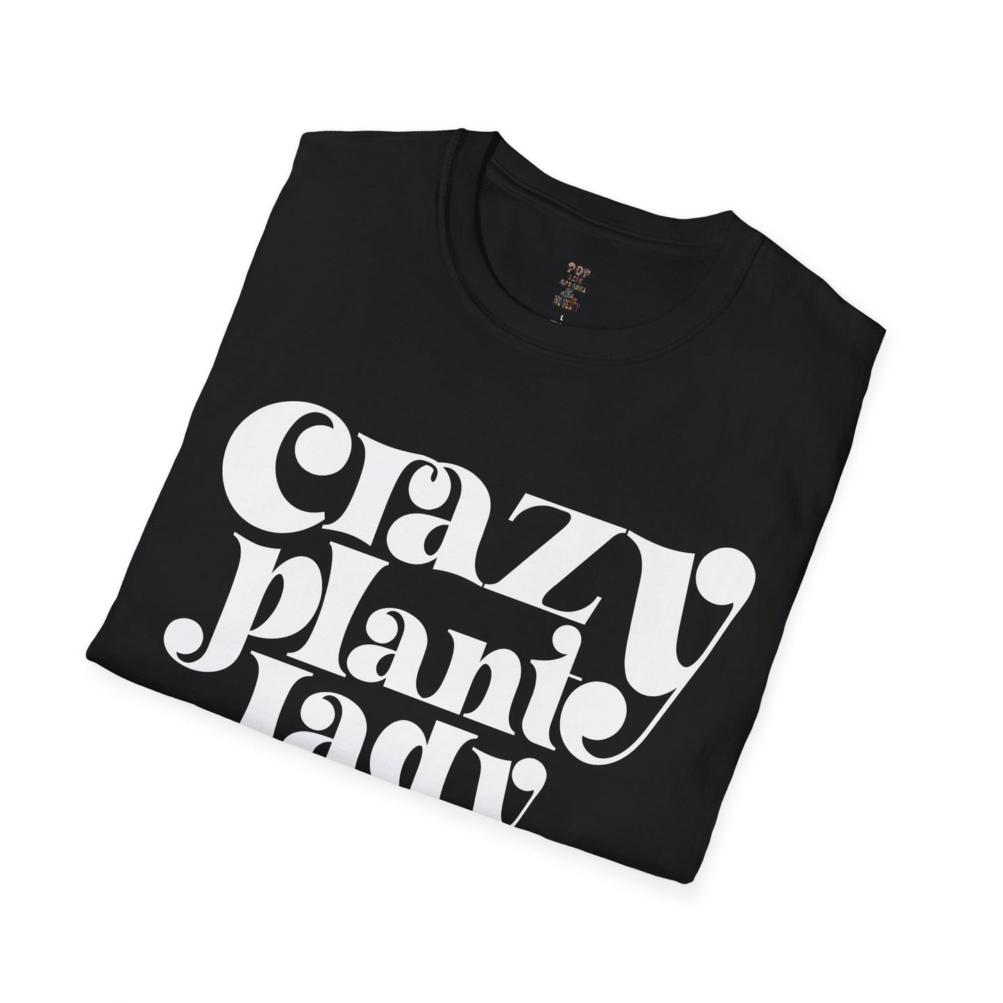 Crazy Plant Lady White Unisex Softstyle T-Shirt