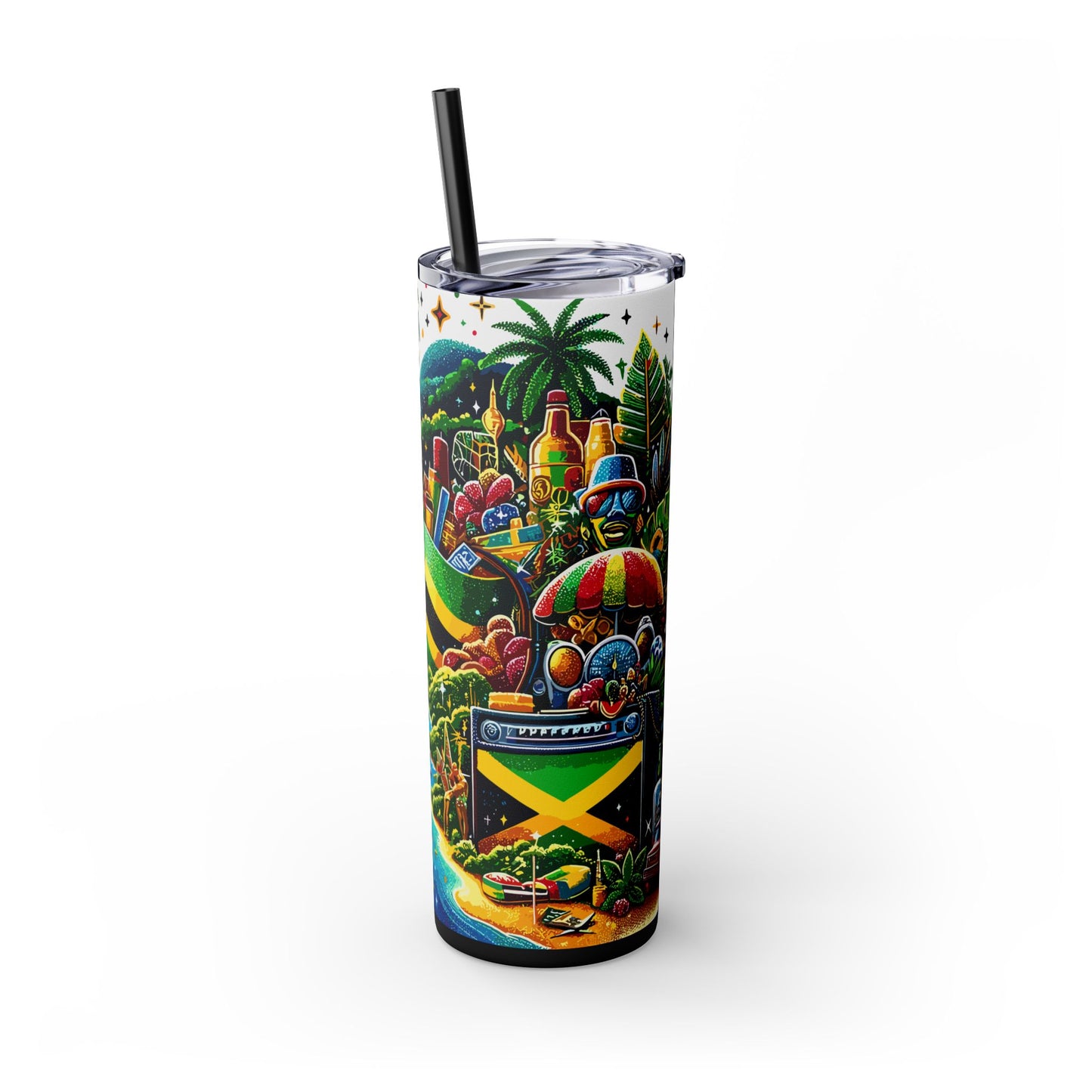 Island Life Tumbler with Straw, 20oz