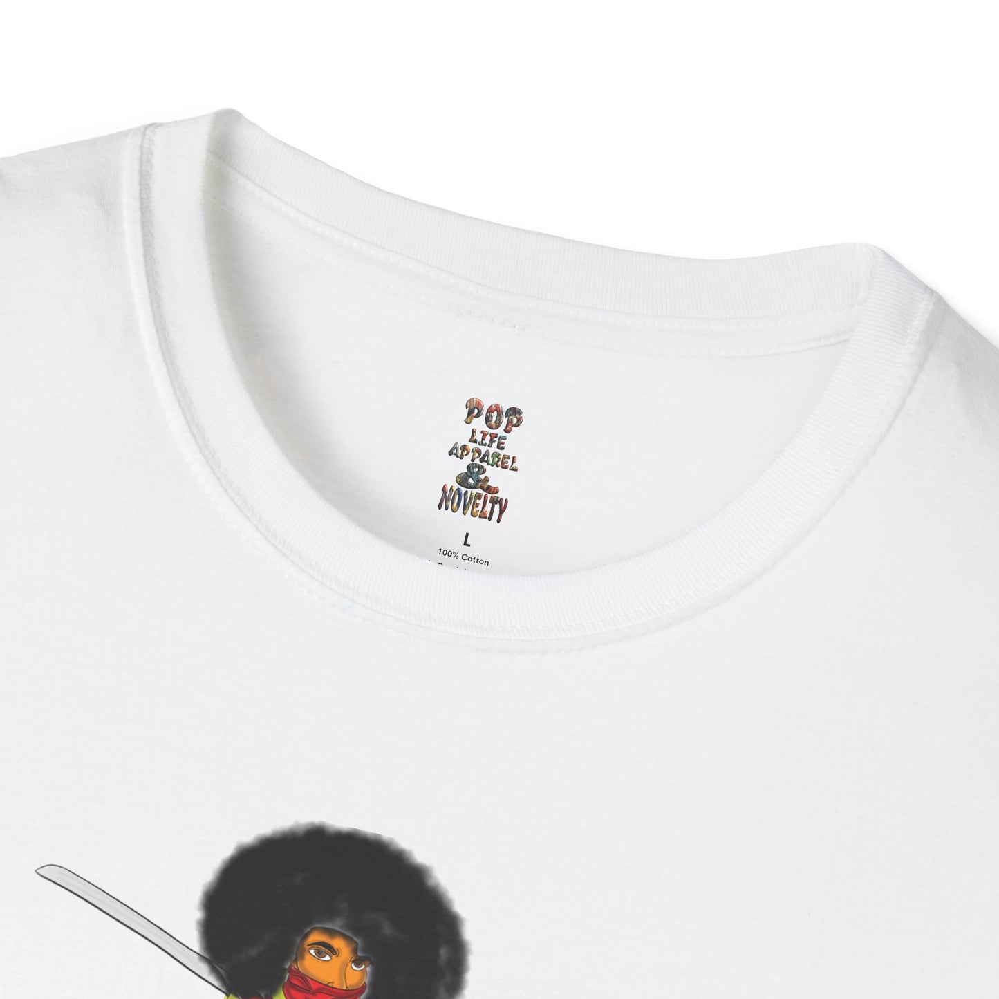 Afro Samurai Sista' Softstyle T-Shirt