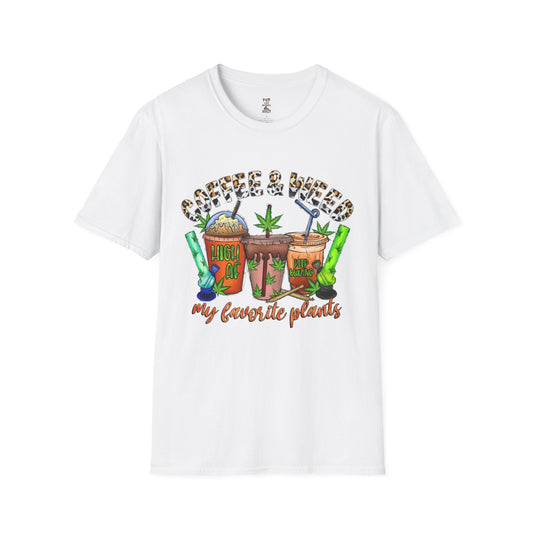 Coffee & Weed Unisex Softstyle T-Shirt