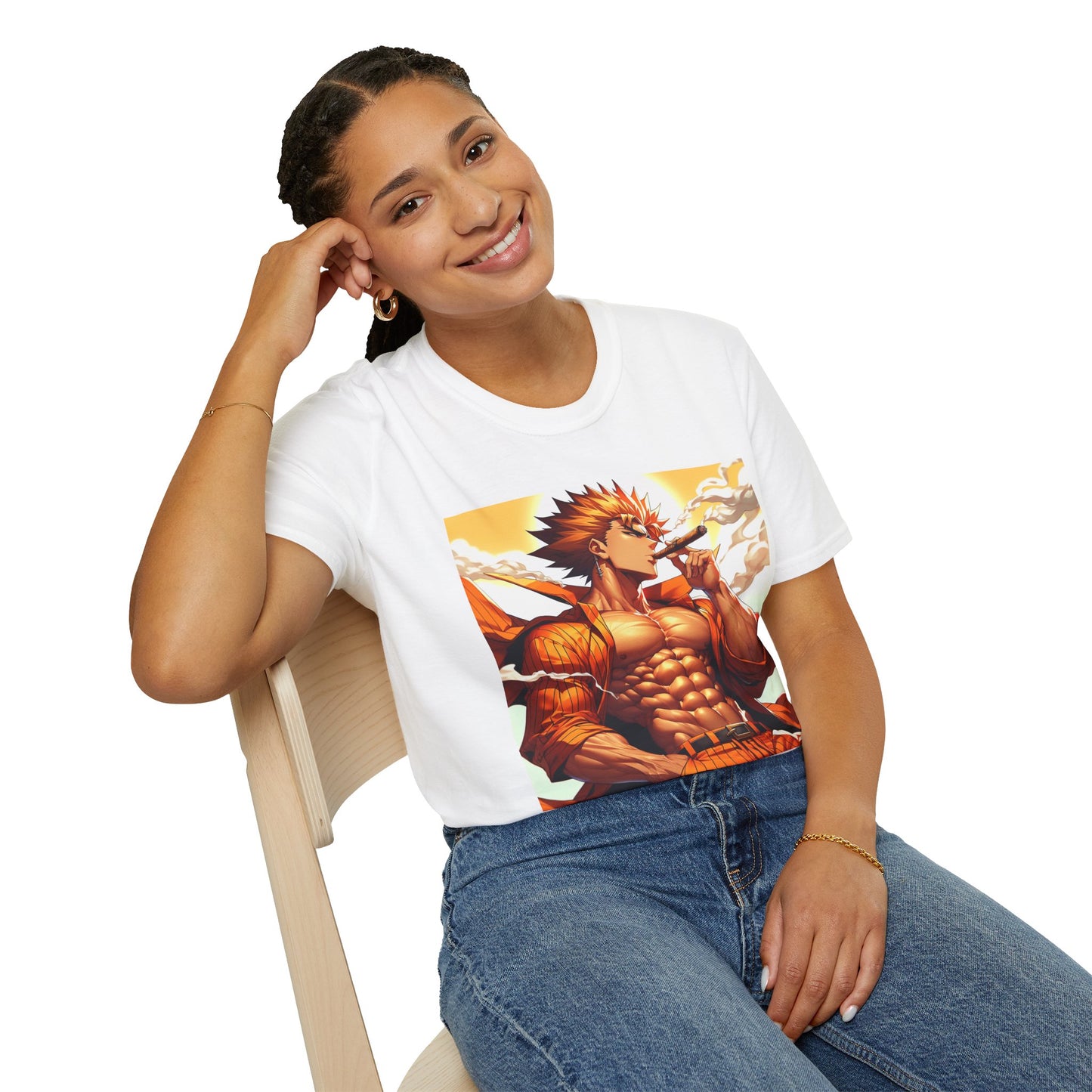 Blunted Goku High Softstyle T-Shirt