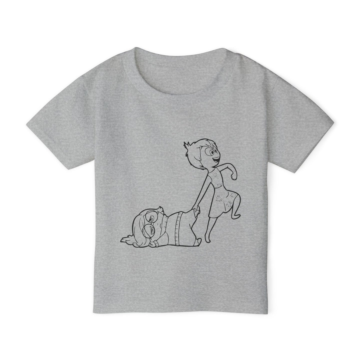 Joy and Sadness Coloring Shirt Heavy Cotton™ Toddler T-shirt