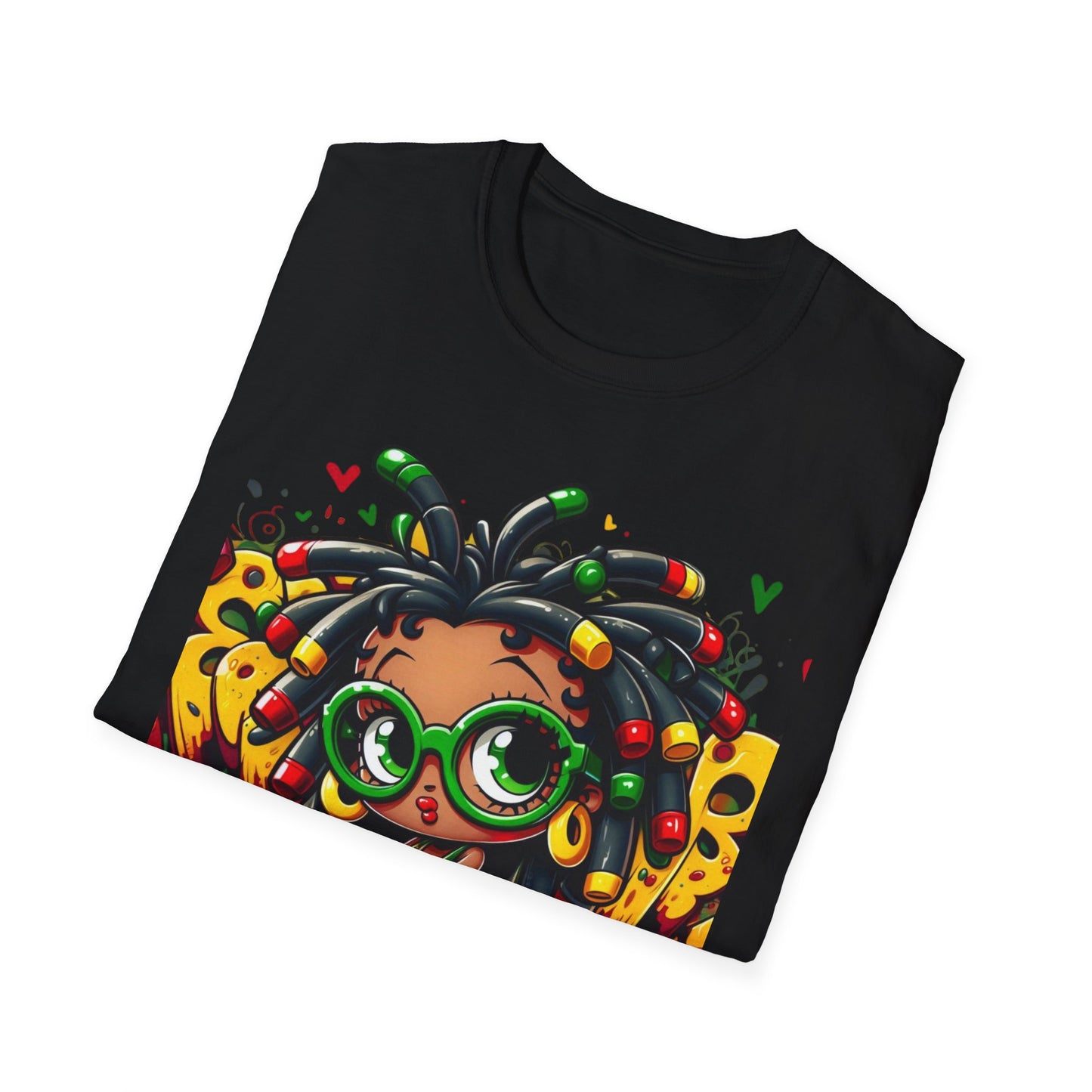 Locs and Glasses Betty Softstyle T-Shirt