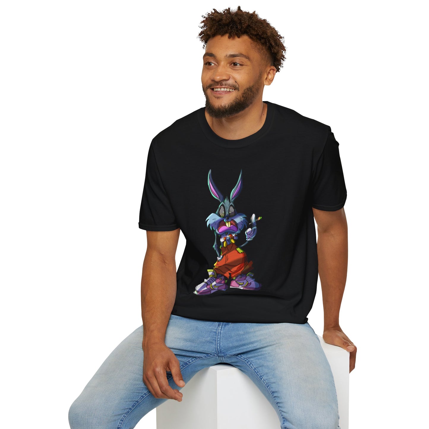 Crazy Bunny Unisex Softstyle T-Shirt