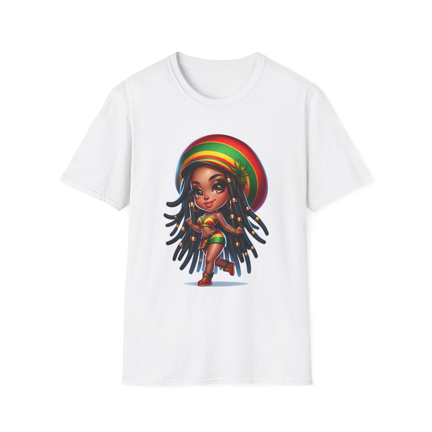 Chibi Rasta Gyal Softstyle T-Shirt