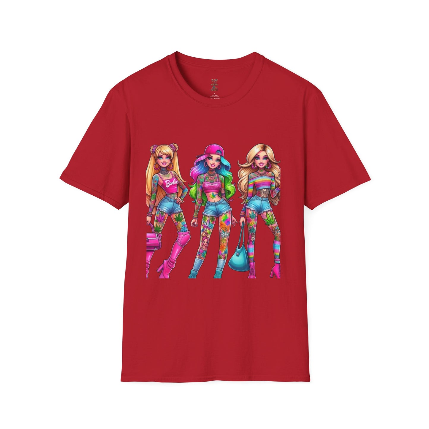 Canna Barb Unisex Softstyle T-Shirt
