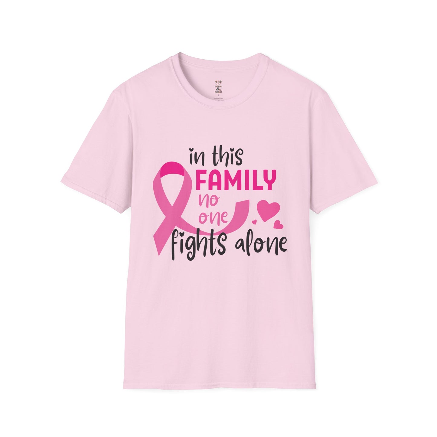 In The Family No One Fights Alone Softstyle T-Shirt