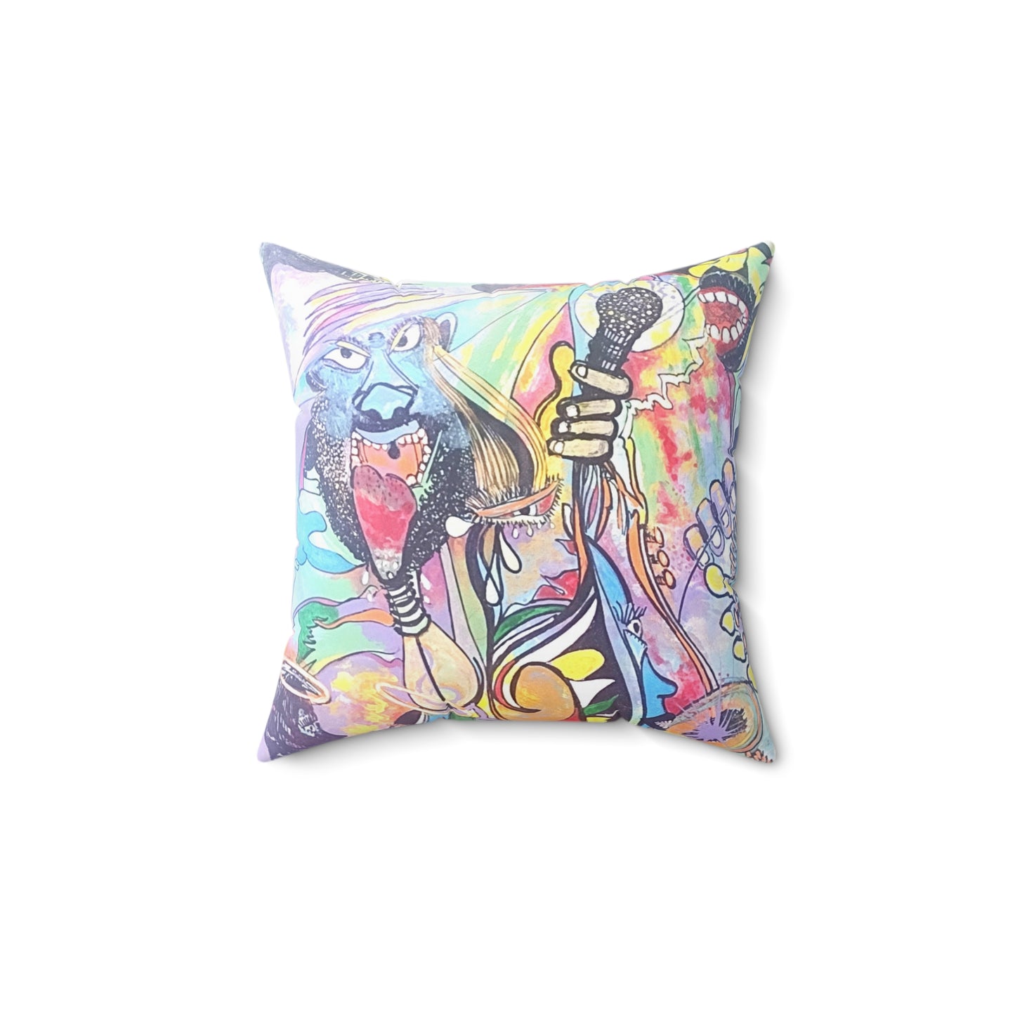 Mr. Magic Spun Polyester Square Pillow