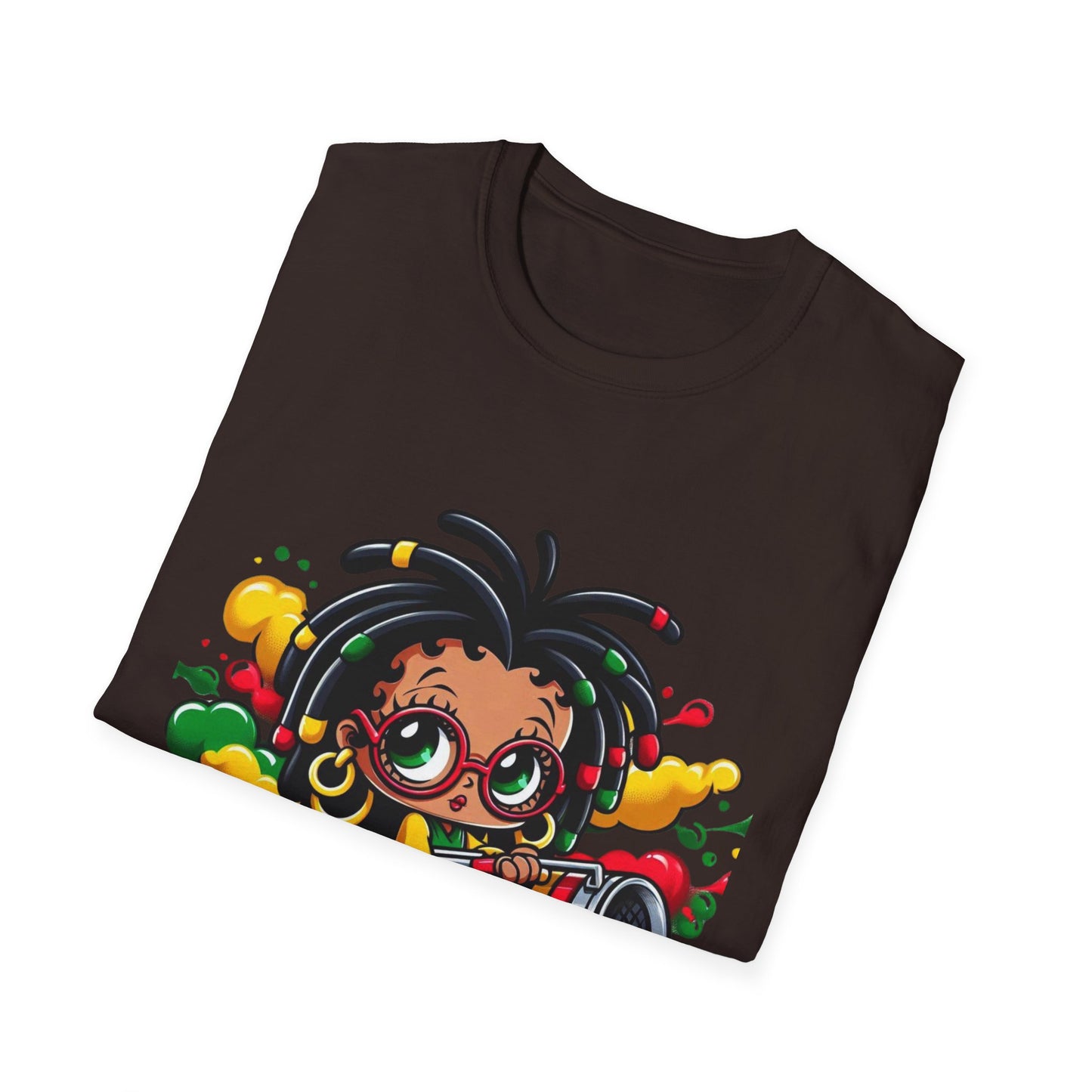 Boombox Betty Softstyle T-Shirt