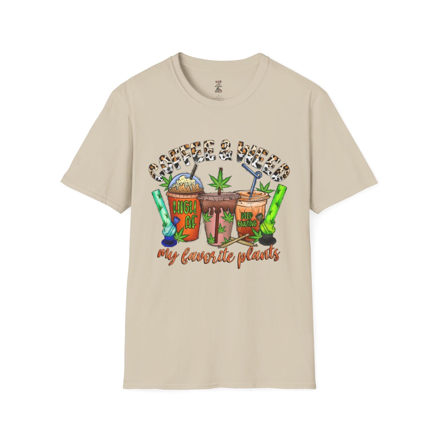 Coffee & Weed Unisex Softstyle T-Shirt