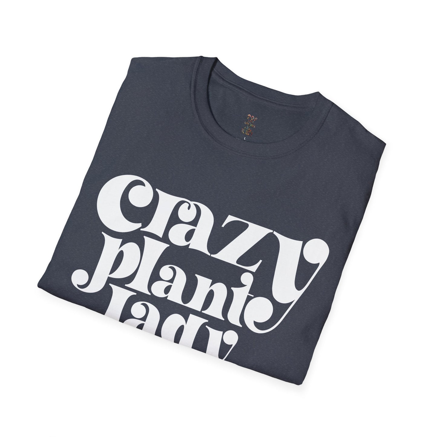Crazy Plant Lady White Unisex Softstyle T-Shirt
