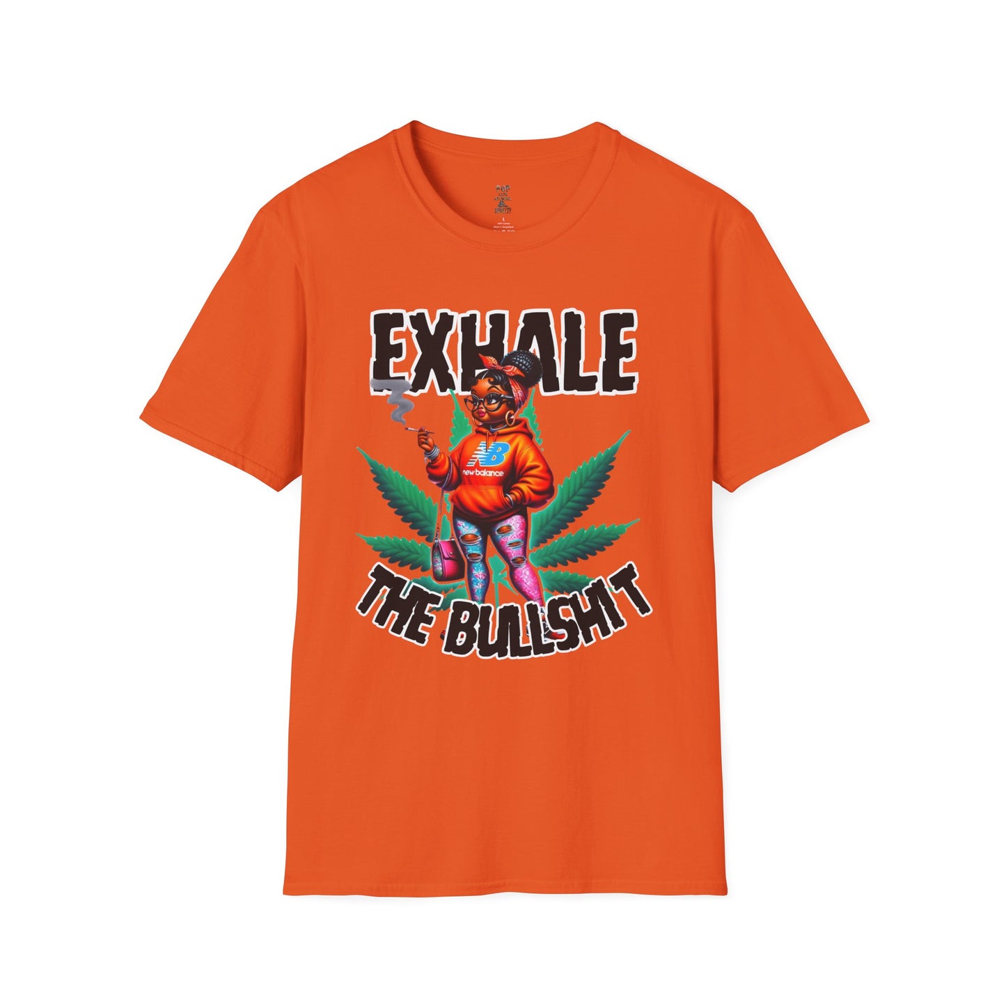 Exhale the Bullshit Unisex Softstyle T-Shirt