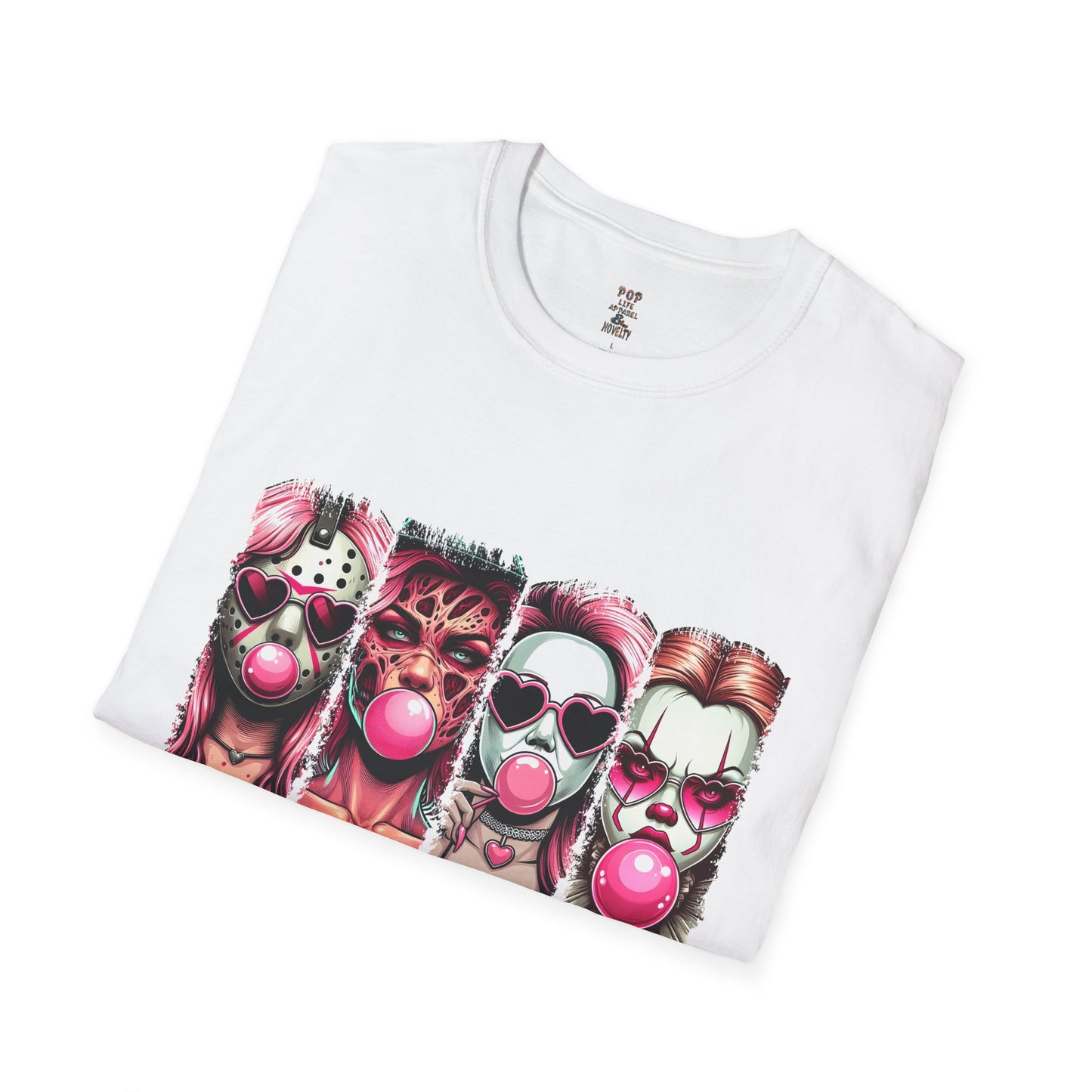 Horror Bubblegum Friends Unisex Softstyle T-Shirt