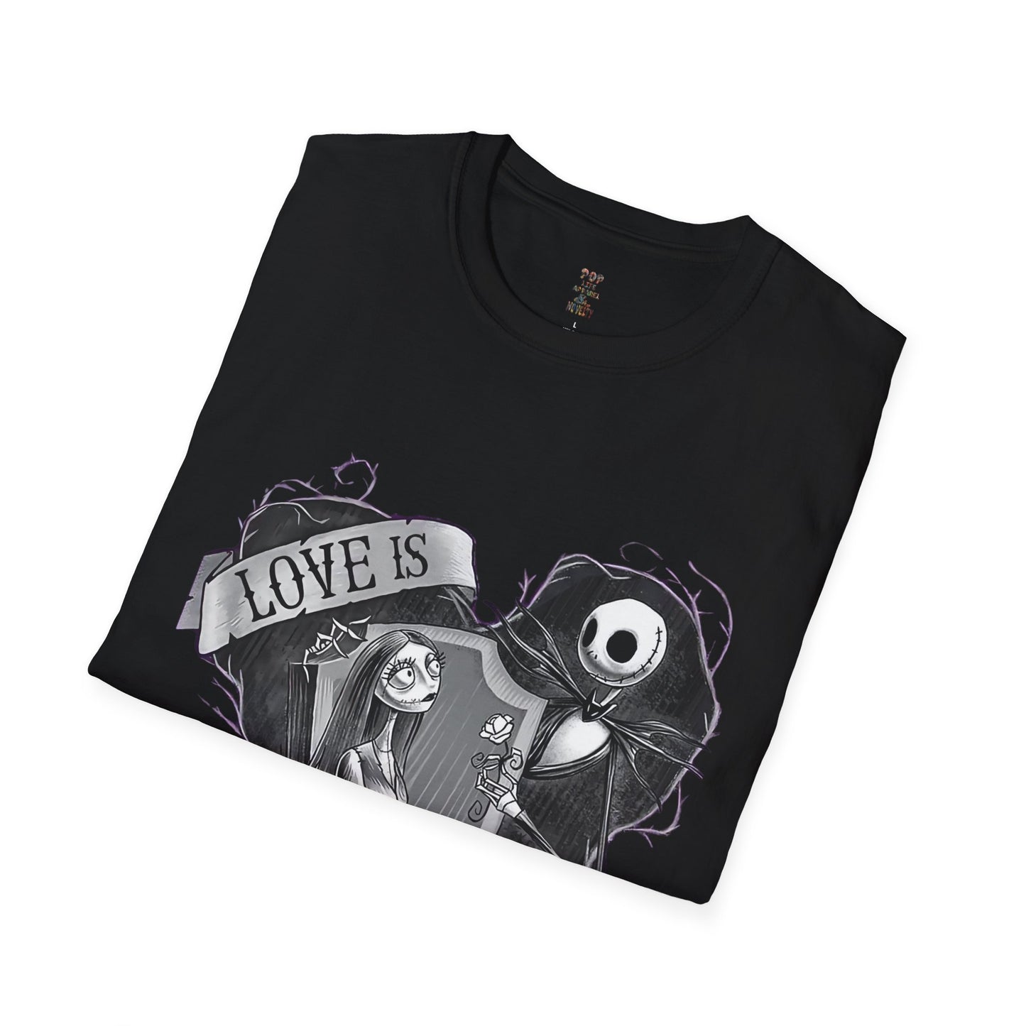 Jack and Sally Love Is Eternal Unisex Softstyle T-Shirt