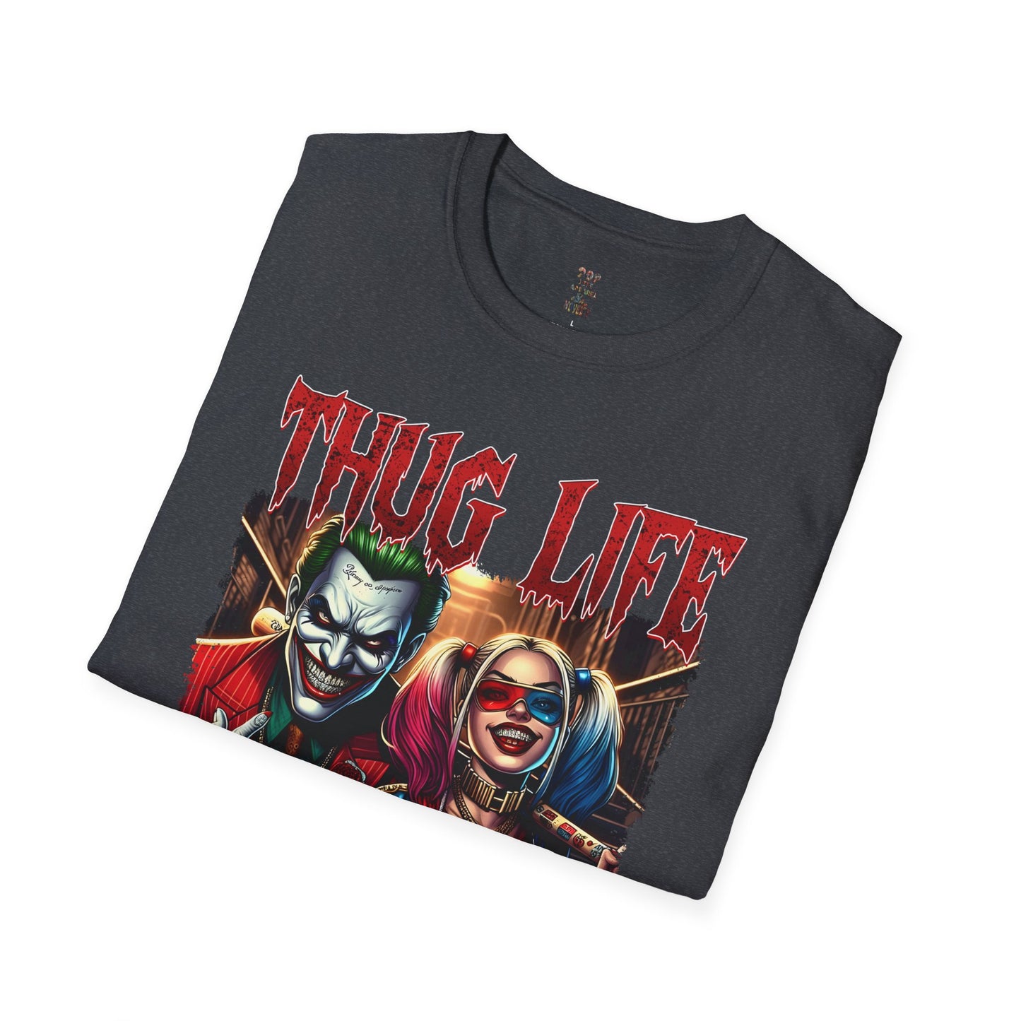 Joker & Harley Quinn Thug Life Unisex Softstyle T-Shirt