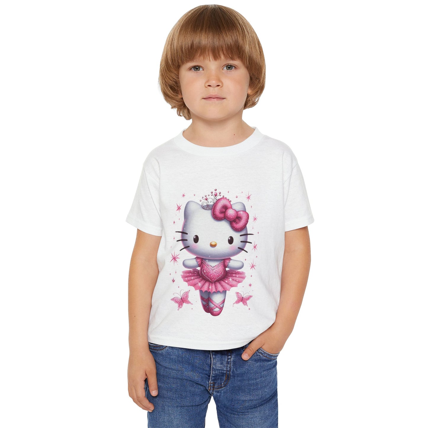 Ballerina Kitty Shirt Heavy Cotton™ Toddler T-shirt