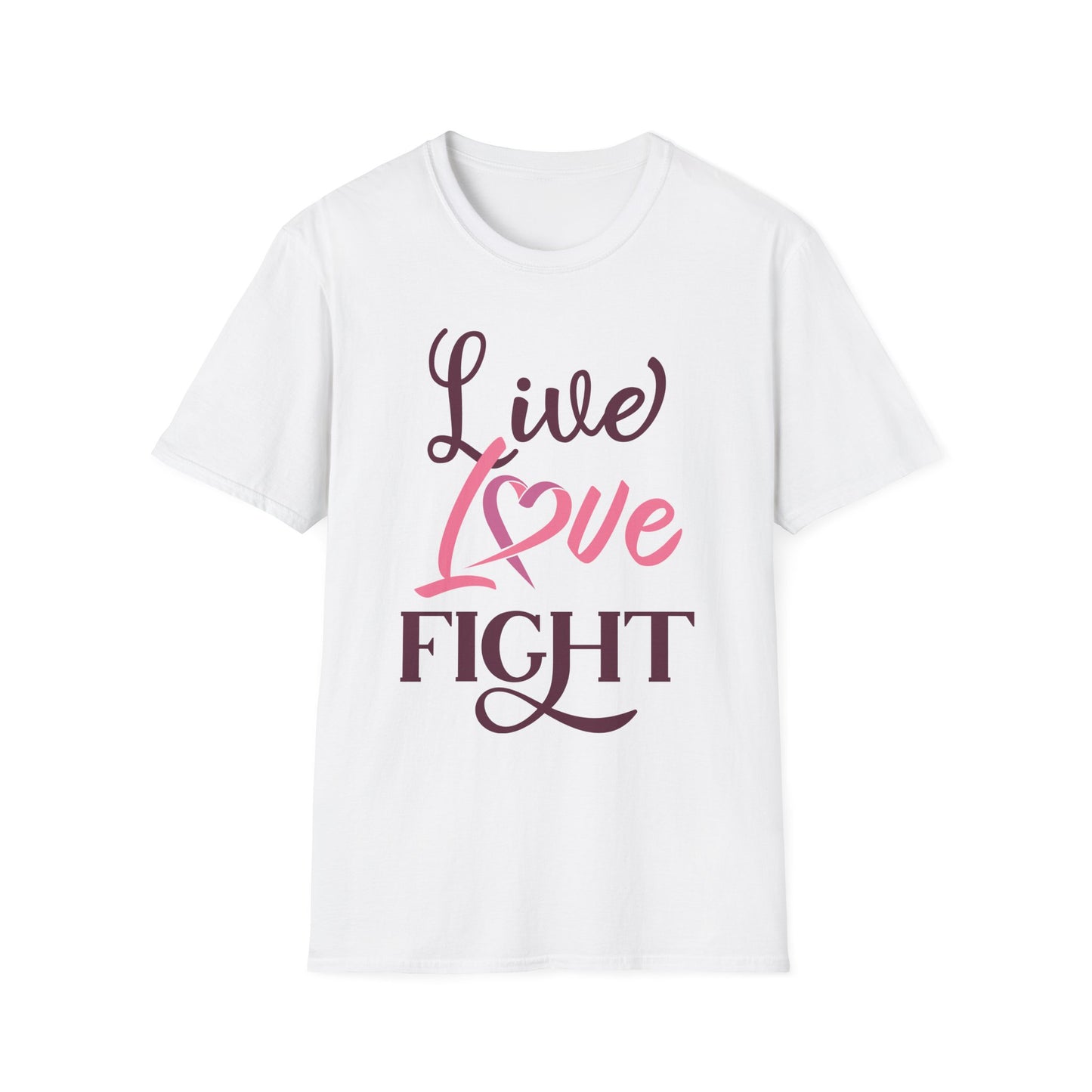 Live Love fight II Softstyle T-Shirt